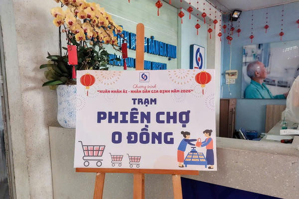 Xuân sẻ chia đến với người bệnh khó khăn qua Phiên chợ 0 đồng