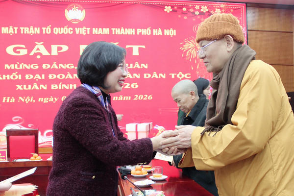 Mặt trận Hà Nội gặp mặt mừng Đảng, mừng Xuân, mừng khối đại đoàn kết dân tộc 