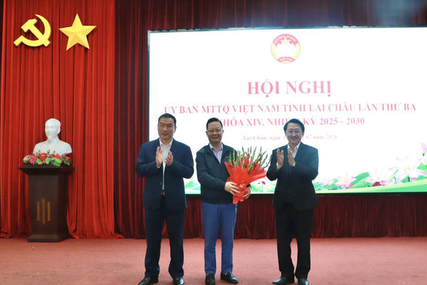 Lai Châu có tân Chủ tịch Ủy ban MTTQ Việt Nam tỉnh