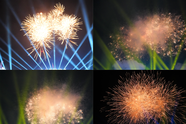 Rực rỡ pháo hoa lúc giao thừa, người dân miền Trung vỡ òa trong niềm vui năm mới