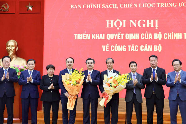 Ông Nguyễn Kim Sơn, Nguyễn Sỹ Hiệp làm Phó Ban Chính sách, chiến lược Trung ương