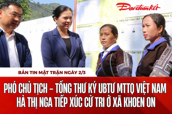 Bản tin Mặt trận sáng 2/3