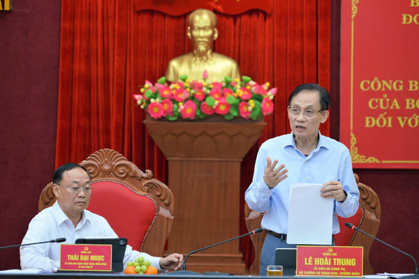 Công bố quyết định kiểm tra, giám sát đối với Ban Thường vụ Tỉnh ủy Gia Lai