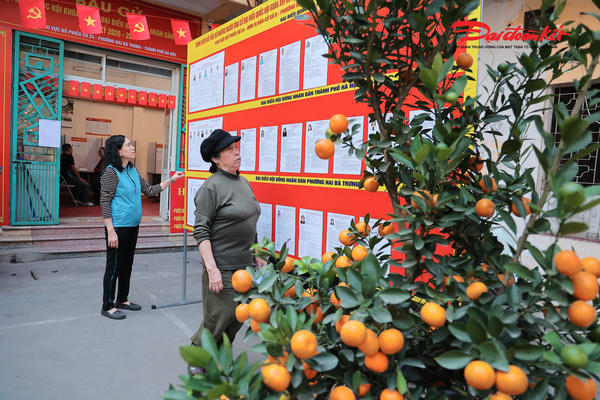 Phố phường Hà Nội rộn ràng trước ngày bầu cử