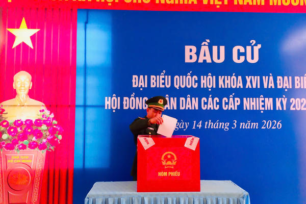 Những lá phiếu đầu tiên từ đặc khu Bạch Long Vĩ 