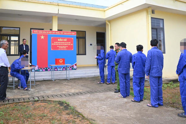 Quảng Ngãi: Người bị tạm giam, tạm giữ tham gia bầu cử