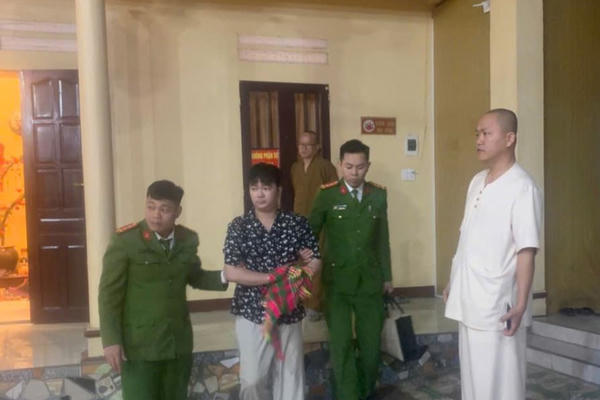 Phú Thọ: Bắt đối tượng lừa đảo, chiếm đoạt tiền của nhiều nhà sư