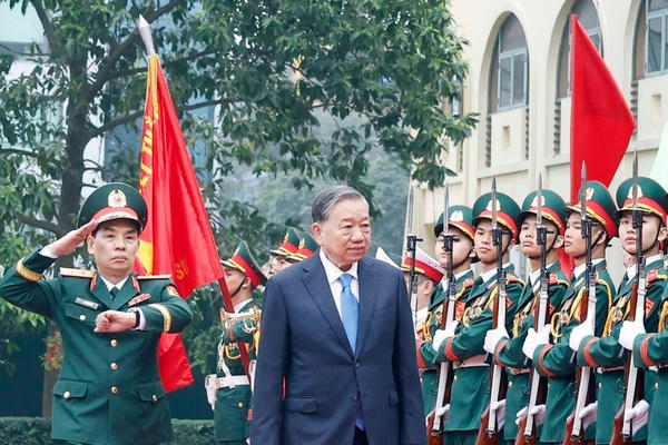 Tổng Bí thư Tô Lâm thăm, làm việc với Học viện Kỹ thuật quân sự