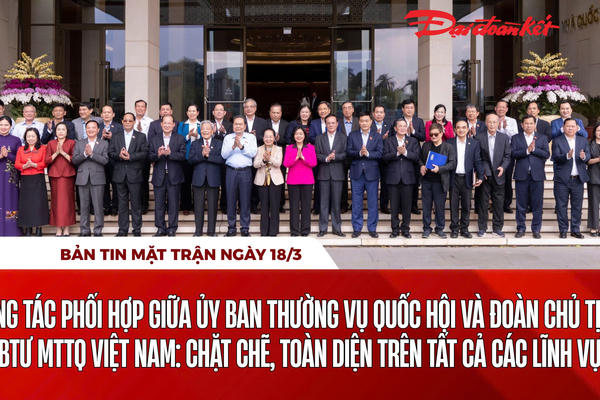 Bản tin Mặt trận sáng 18/3