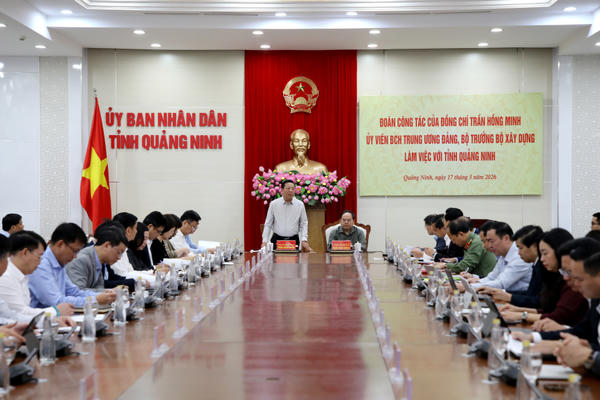  Bộ Xây dựng nhất trí cao với đề án công nhận tỉnh Quảng Ninh đạt tiêu chí đô thị loại I 