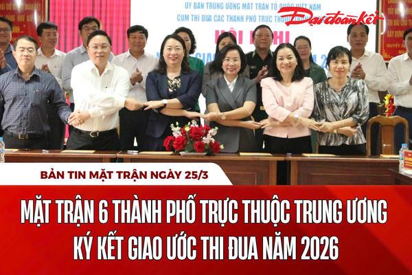 Bản tin Mặt trận sáng 25/3