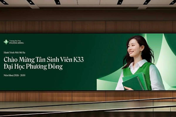 Ra mắt bộ nhận diện mới, trường đại học hướng tới đổi mới giáo dục