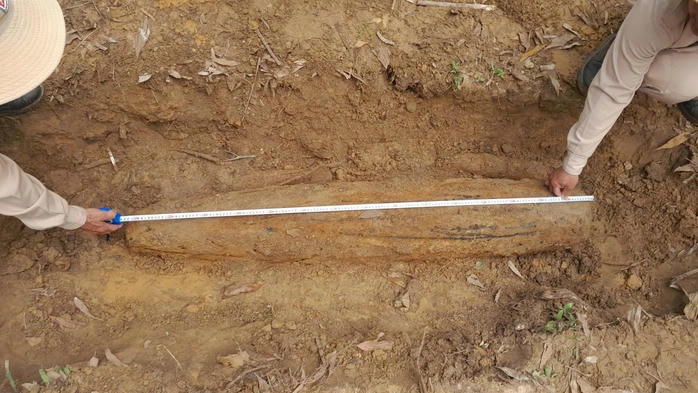 Phát hiện quả bom 227kg tại Quảng Trị