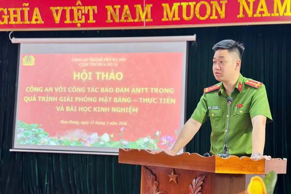 Công an TP Hà Nội: Bảo đảm an ninh, trật tự phục vụ giải phóng mặt bằng các dự án, công trình trọng điểm