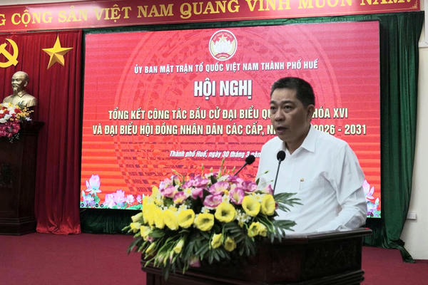 Phó Chủ tịch MTTQ Việt Nam TP Huế trúng cử đại biểu Quốc hội khóa XVI Phó Chủ tịch MTTQ Việt Nam TP Huế trúng cử đại biểu Quốc hội khóa XVI