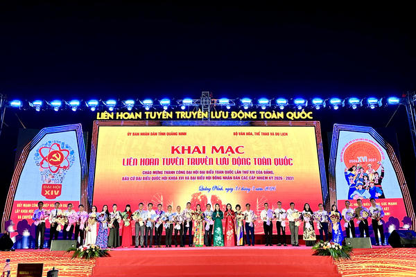 Khai mạc Liên hoan Tuyên truyền lưu động toàn quốc năm 2026