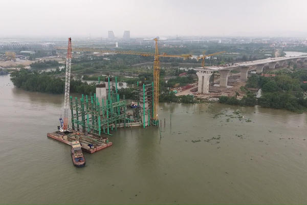 Hải Phòng: Đại công trường xây dựng cầu Nguyễn Trãi hơn 6.200 tỉ đồng