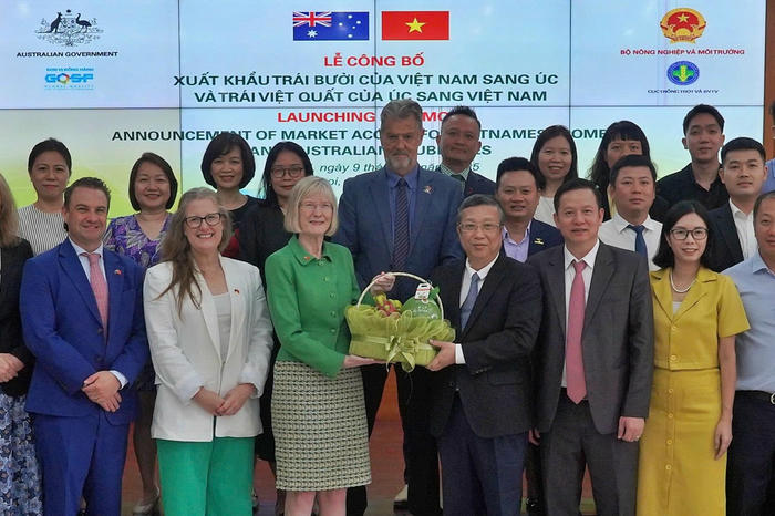 Việt Nam xuất khẩu bưởi sang Australia