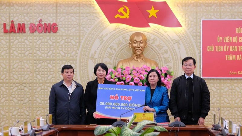 Xem xét, hỗ trợ 800 tỷ đồng giúp Lâm Đồng khắc phục hậu quả mưa lũ