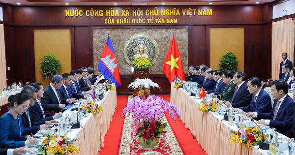 Thủ tướng Phạm Minh Chính hội đàm với Thủ tướng Campuchia Hun Manet