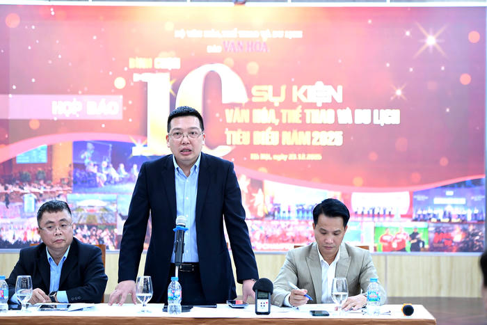 Bình chọn 10 sự kiện Văn hoá, Thể thao và Du lịch tiêu biểu năm 2025 Bình chọn 10 sự kiện Văn hoá, Thể thao và Du lịch tiêu biểu năm 2025