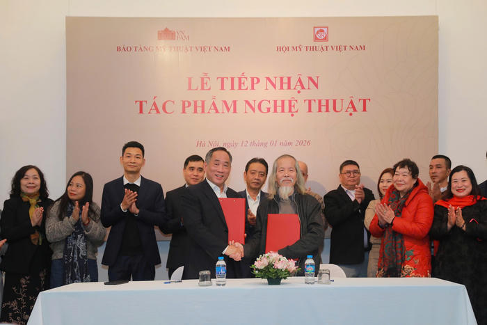 Tiếp nhận gần 1.000 tác phẩm nghệ thuật về Bảo tàng Mỹ thuật Việt Nam 