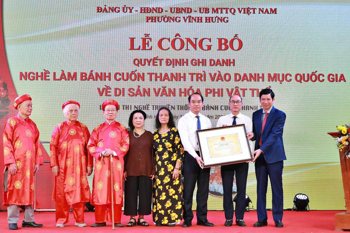 Bánh cuốn Thanh Trì - hành trình trở thành di sản