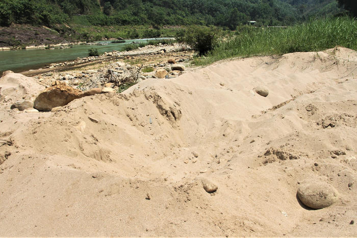 Đà Nẵng: Tăng cường kiểm tra hoạt động khai thác cát trên sông Tranh