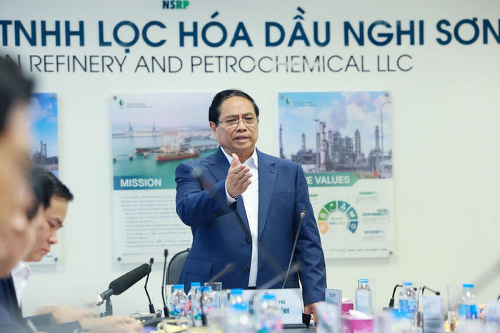 Thủ tướng: Nhà máy lọc hóa dầu Nghi Sơn phải đa dạng hóa nguồn cung Thủ tướng: Nhà máy lọc hóa dầu Nghi Sơn phải đa dạng hóa nguồn cung