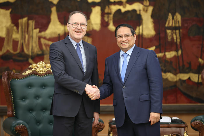 Thủ tướng Phạm Minh Chính tiếp Đại sứ Nga tại Việt Nam