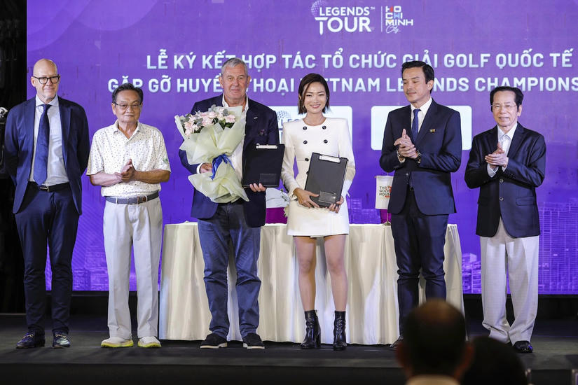 Sân golf Long Thành và KN Golf Links góp mặt tại Vietnam Legends tour 2025