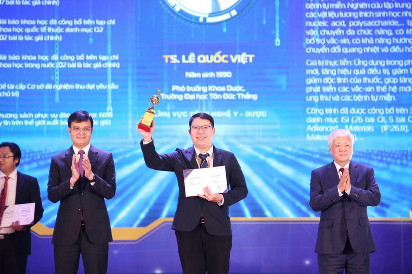 Vinh danh 10 nhà khoa học trẻ đoạt Giải thưởng Quả cầu vàng năm 2025