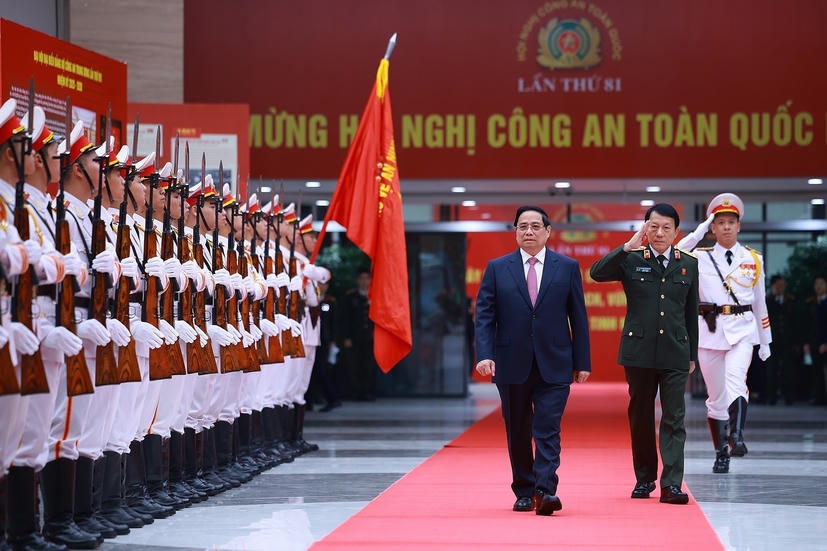 Thủ tướng Phạm Minh Chính dự Hội nghị Công an toàn quốc lần thứ 81