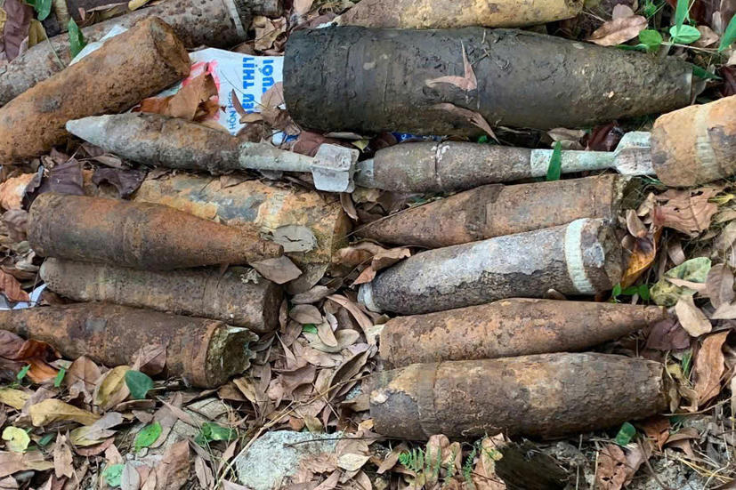 Tây Ninh: Phát hiện quả bom hơn 100kg còn nguyên ngòi nổ