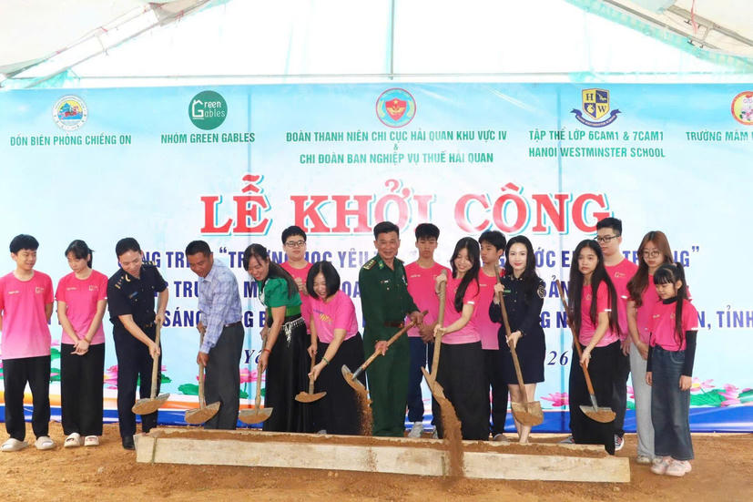 Khởi công 'Trường học yêu thương - Nâng bước em đến trường': Dựng xây ước mơ cho trẻ em Xinh Mun