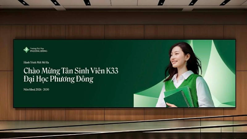 Ra mắt bộ nhận diện mới, trường đại học hướng tới đổi mới giáo dục