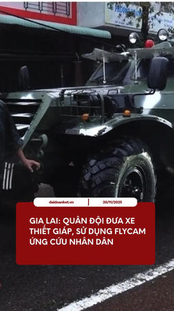 Gia Lai: Quân đội đưa xe thiết giáp, sử dụng flycam ứng cứu nhân dân