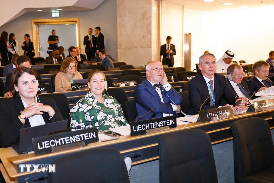 Đại biểu dự Phiên thảo luận chung. (Ảnh: Doãn Tấn/TTXVN)