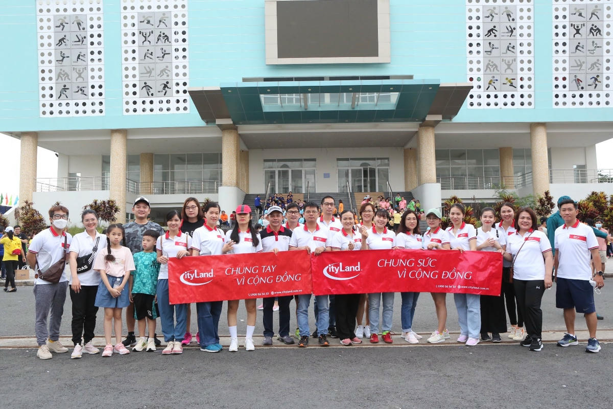 Các thành viên CityLand Group mang theo tấm lòng cùng tinh thần trẻ của những con người luôn sẵn sàng vì cộng đồng.