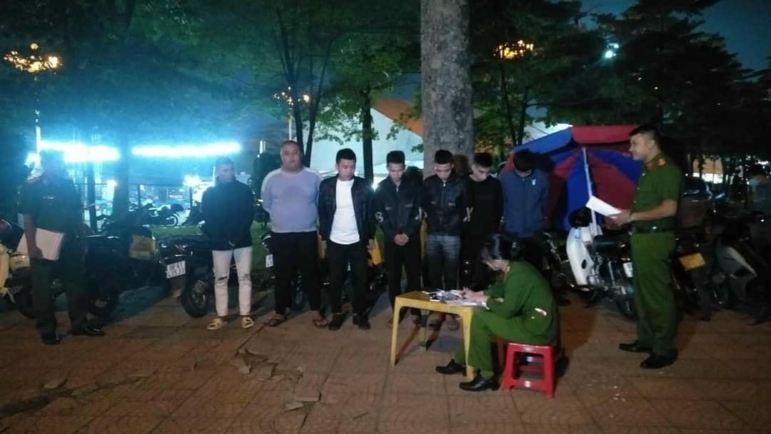 Các đối tượng bị bắt giữ. Ảnh CACC