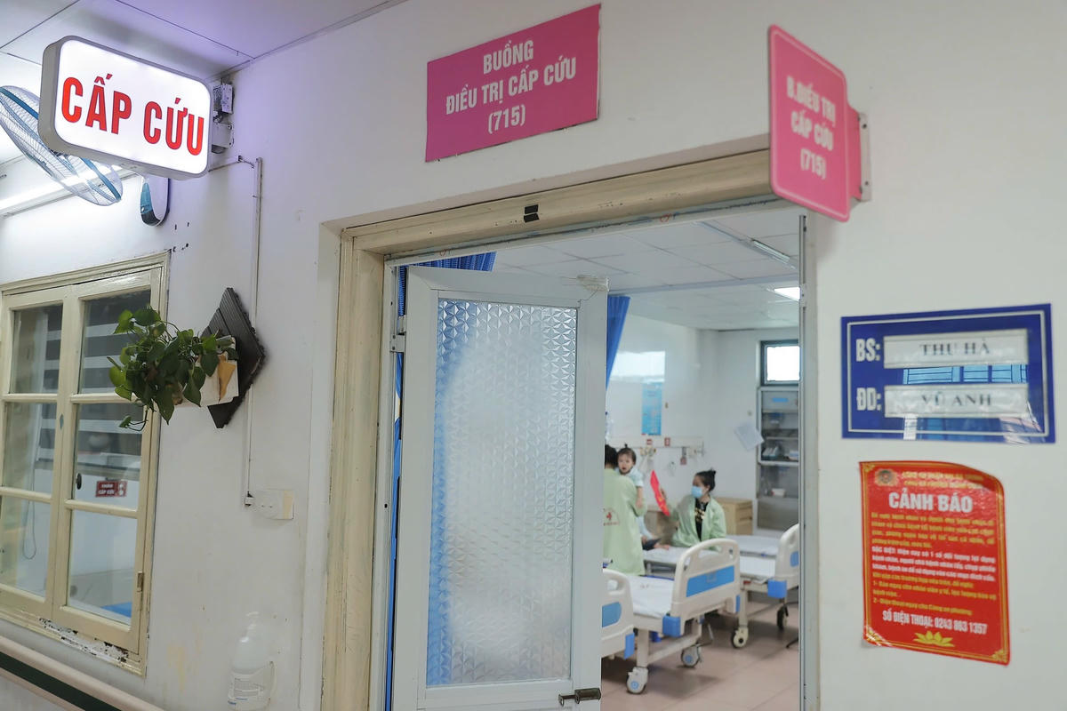 Bệnh viện Thanh Nhàn ghi nhận sự gia tăng số ca nhập viện do Covid-19 thời gian gần đây. Ảnh: BVCC