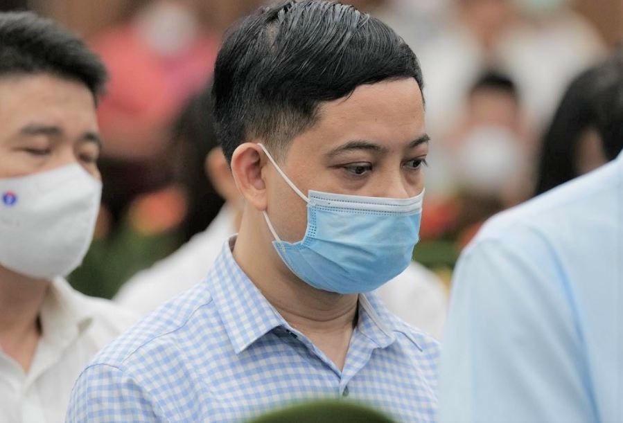 Bị cáo Phạm Xuân Kiên, cựu Thư ký Thứ trưởng Bộ Y tế.