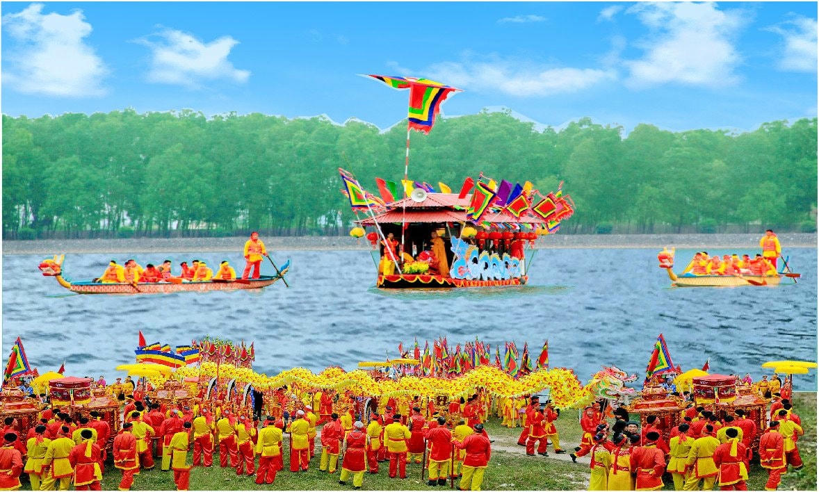 Lễ rước nước chùa Côn Sơn