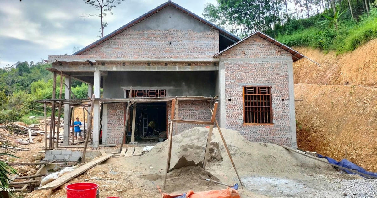 Căn nhà của anh Triệu Văn Thủy (thôn Bản Hẻo, xã Trấn Ninh, huyện Văn Quan) được xây mới từ Chương trình MTQG 1719. Ảnh: Nguyễn Quý.