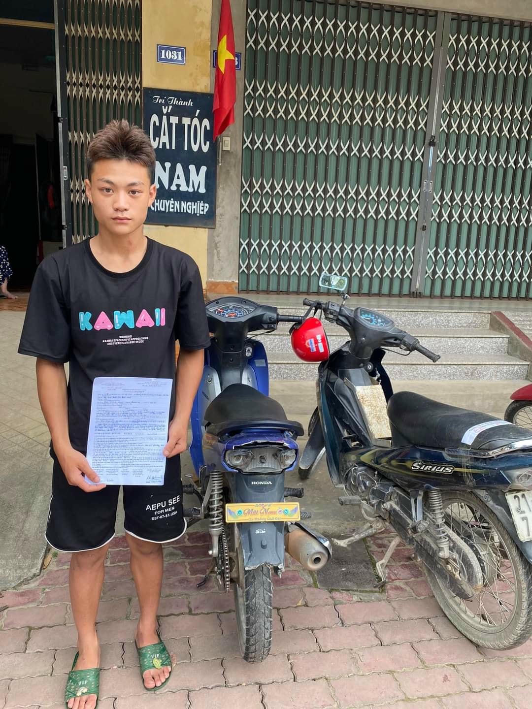 Nam thanh niên bốc đầu xe thách thức CSGT đã bị xử lý