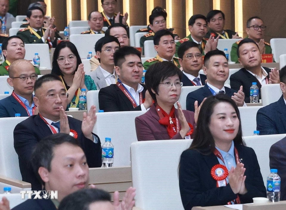 Các đại biểu tham dự Đại hội lần thứ nhất Hiệp hội Dữ liệu Quốc gia. (Ảnh: Thống Nhất/TTXVN)