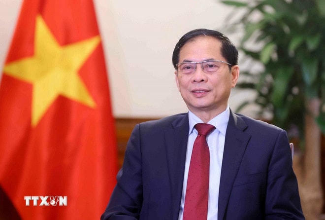 Phó Thủ tướng, Bộ trưởng Ngoại giao Bùi Thanh Sơn. (Ảnh: Phạm Kiên/TTXVN) ttxvn-pho-thu-tuong-bo-truong-ngoai-giao-bui-thanh-son.jpg