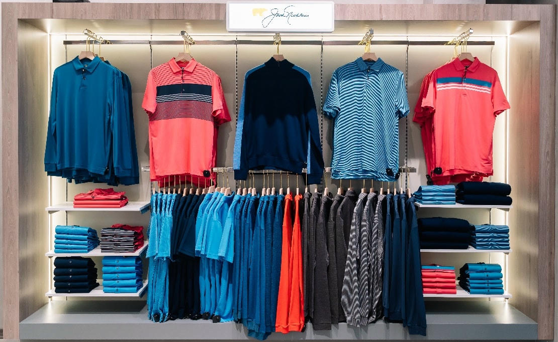 Gian hàng thương hiệu cao cấp Jack Nicklaus độc quyền tại BRG Golf Clubhouse.