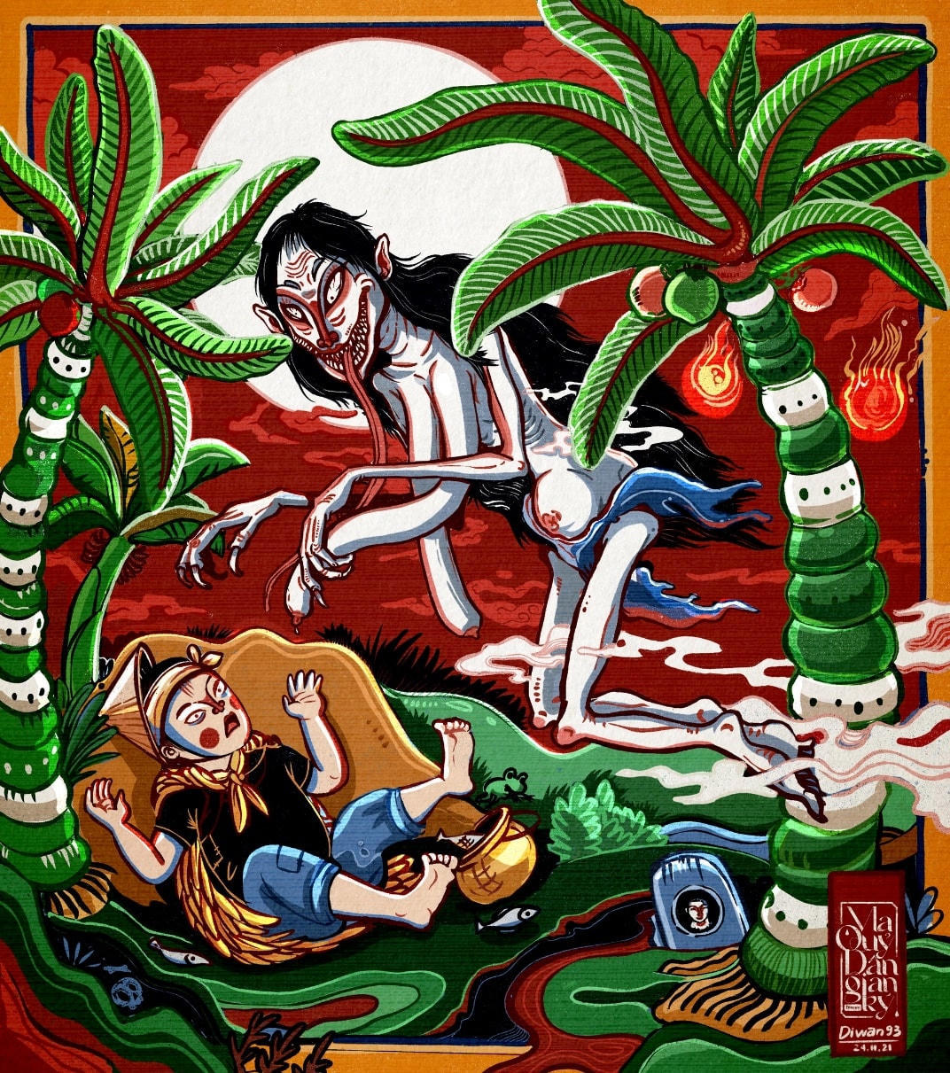 Dự án Ma Quỷ Dân Gian Ký của Duy Văn. Ảnh: Duy Văn.