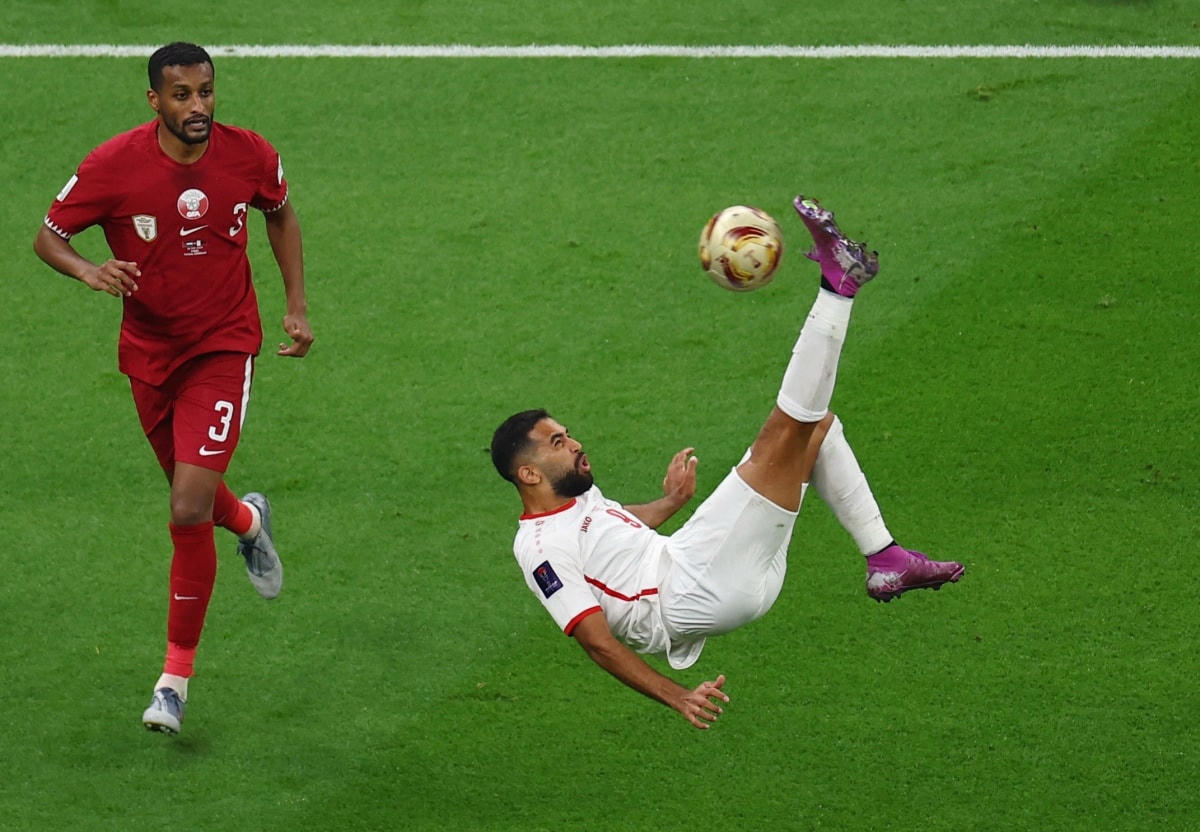 akram afif lap hat-trick kho tin truoc jordan, qatar vo dich asian cup 2023 hinh anh 23